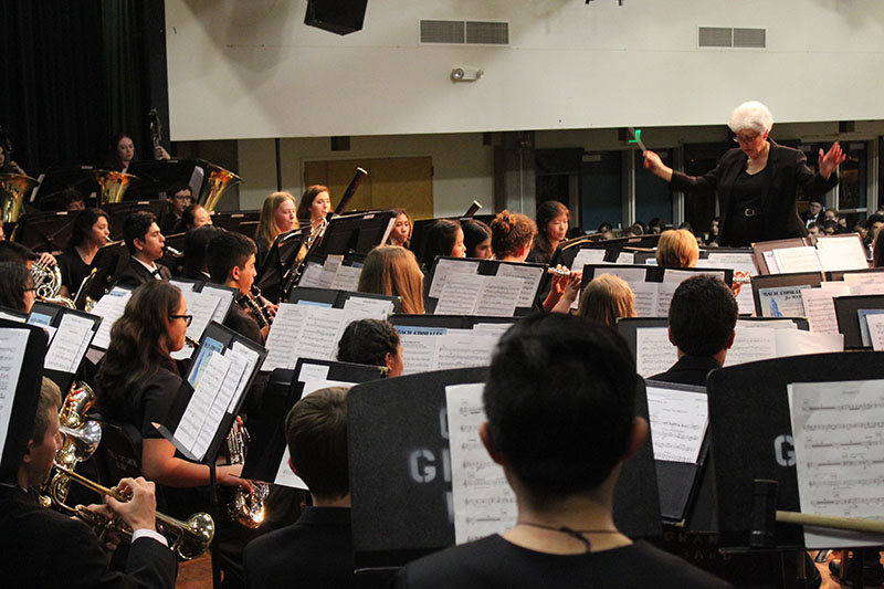 Band Teacher Conducts Her Last Spring Concert
