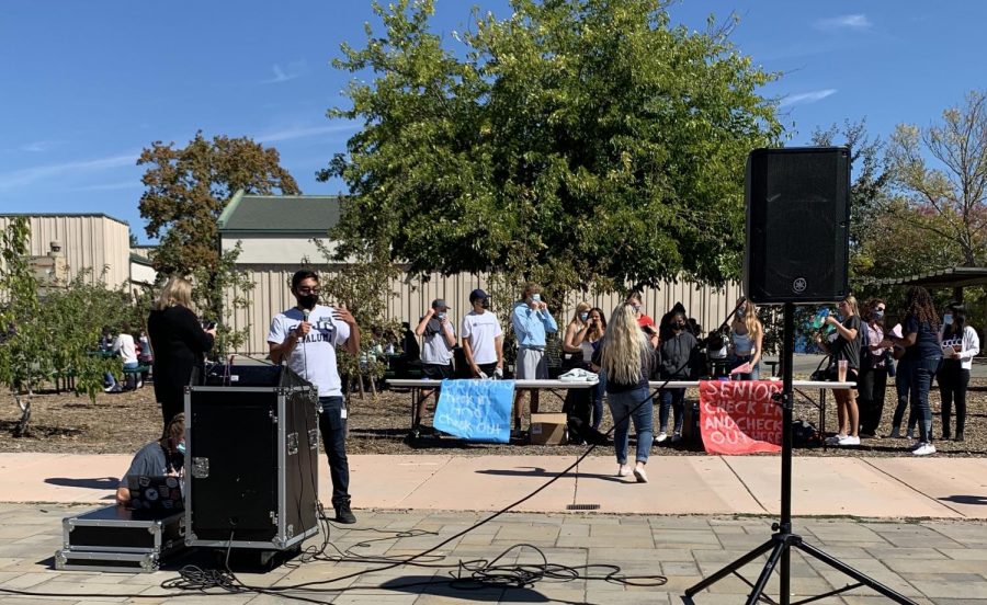 SRJC's Jumpstart Kickoff at Casa Grande during lunch.